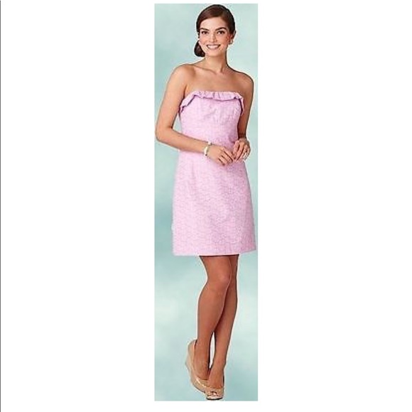 Lilly Pulitzer Dresses & Skirts - Lilly Pulitzer Strapless Dress (Periwinkle Blue!)